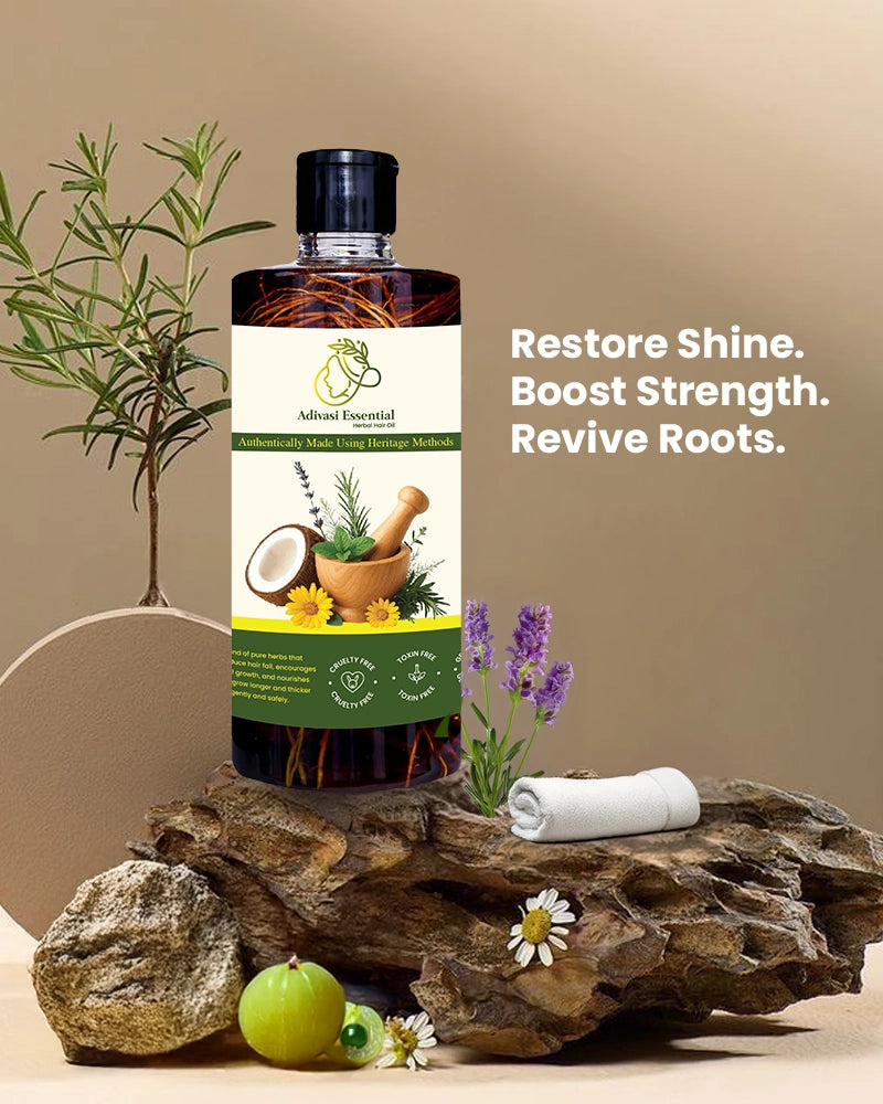 Best Adivasi herbal oil for the damage protection and consistent growth