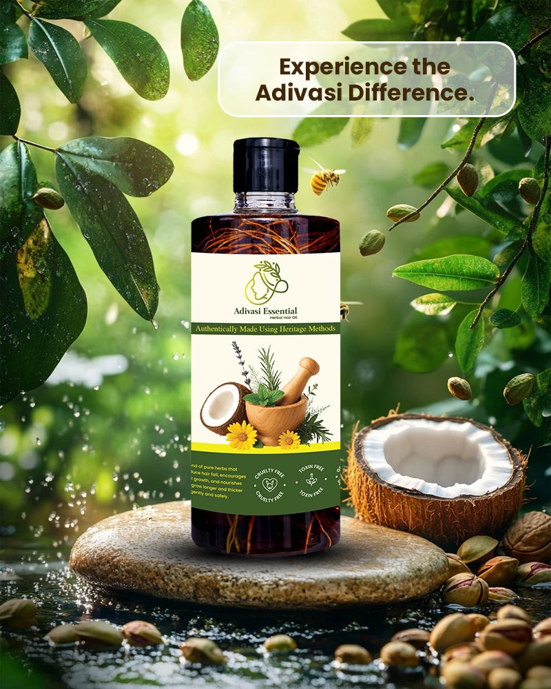 Best Adivasi herbal oil for the damage protection and consistent growth