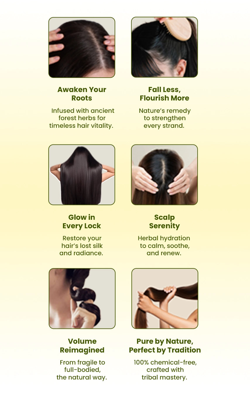 Adivasi Herbal Hair Oil – the natural solution for stronger, healthier, and nourished hair